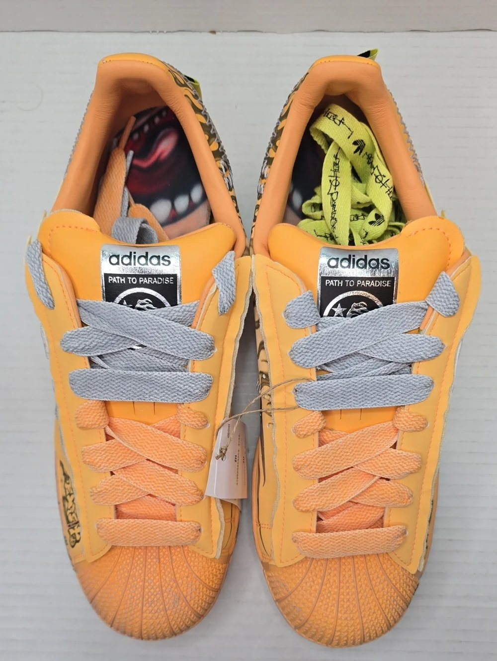 Adidas Superstar Hellstar Hazy Orange LA1501 - Picture 3 of 10